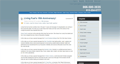 Desktop Screenshot of blog.livingfuel.com