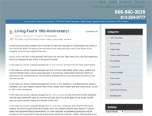 Tablet Screenshot of blog.livingfuel.com